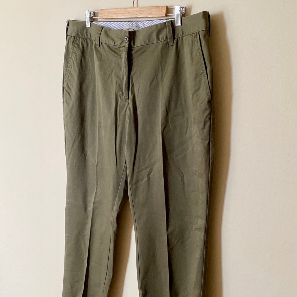 Lands' End Mid Rise Slim Leg Pants - Picture 3 of 13
